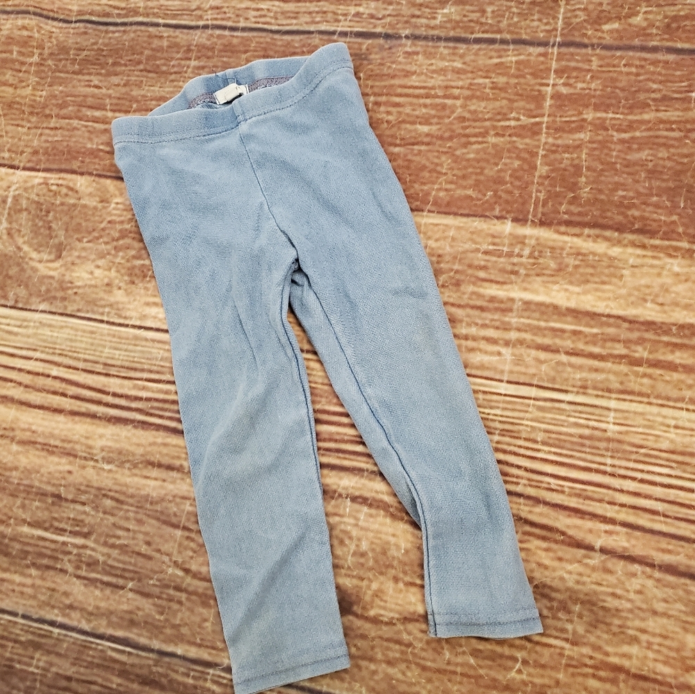 Lil Legs light blue leggings sz 24m